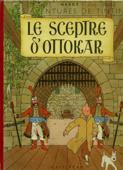 Couverture de l'album Tintin Tome 8 Le sceptre d'Ottokar