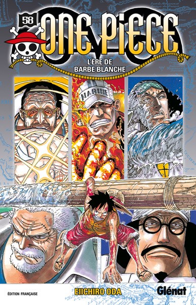 Couverture de l'album One Piece Tome 58 L'ère de Barbe Blanche