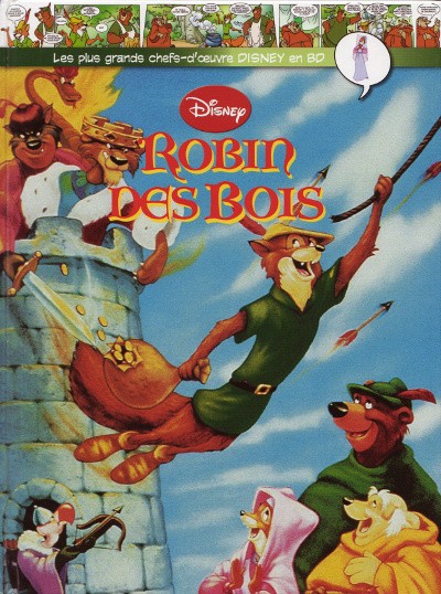Couverture de l'album Les plus grands chefs-d'œuvre Disney en BD Tome 20 Robin des bois