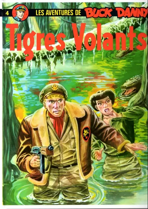 Couverture de l'album Buck Danny Tome 4 Tigres Volants