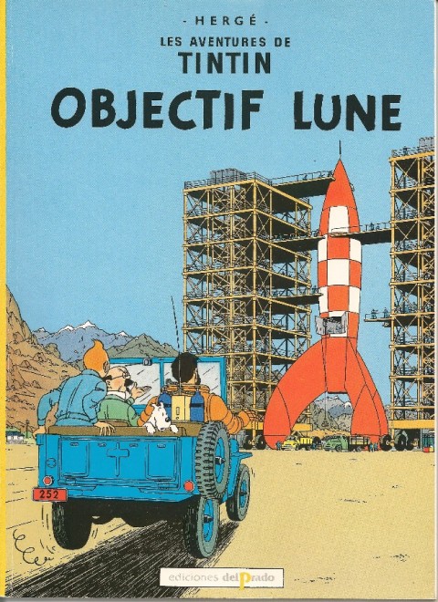 Couverture de l'album Tintin Tome 12 Objectif Lune