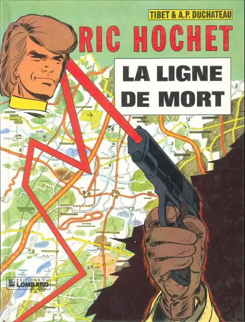 Couverture de l'album Ric Hochet Tome 23 La ligne de la mort