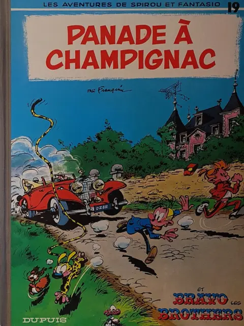 Couverture de l'album Spirou et Fantasio Tome 19 Panache à Champignac