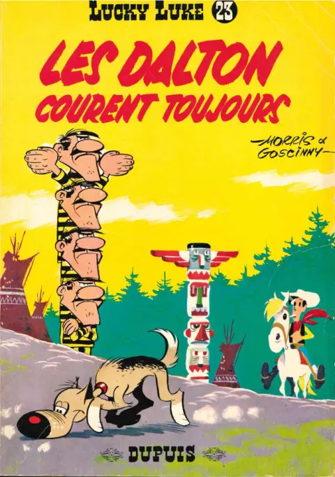 Couverture de l'album Lucky Luke Tome 23 Les Dalton courent toujours