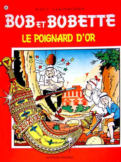 Couverture de l'album Bob et Bobette Tome 90 Le poignard d'or