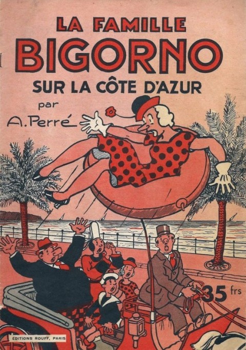 Couverture de l'album La famille Bigorno Tome 6 La famille Bigorno sur la Côte d'Azur
