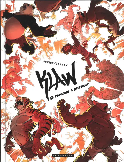 Couverture de l'album Klaw Tome 9 Panique à Detroit