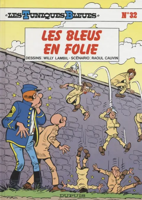 Couverture de l'album Les Tuniques Bleues Tome 32 Les bleus en folie