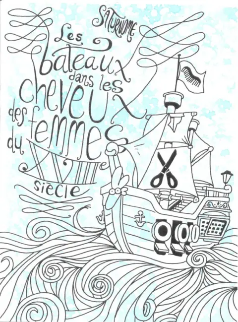Les bateaux dans les cheveux des femmes du XVIIIe siècle