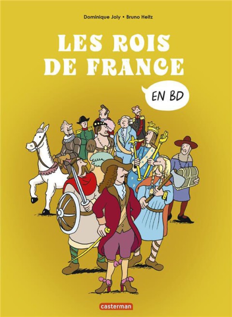 Couverture de l'album Les rois de France en BD