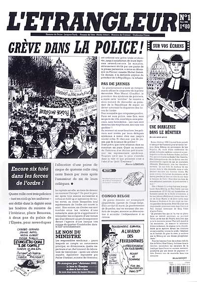 Couverture de l'album L'Étrangleur Tome 1 Grève dans la police