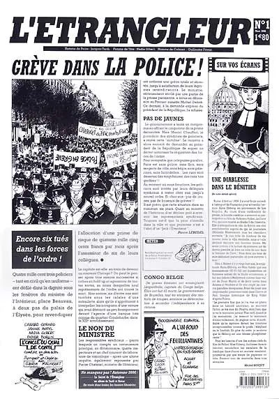 L'Étrangleur Tome 1 Grève dans la police