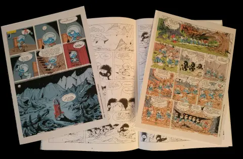 Planche de l'album Les Schtroumpfs Tome 6 Le cosmoschtroumpf