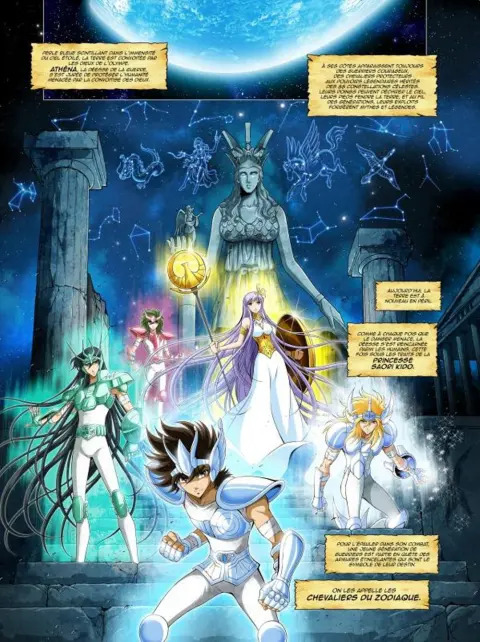 Planche de l'album Saint Seiya - Les Chevaliers du Zodiaque - Time Odyssey 1/5
