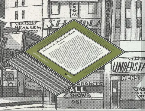 Verso de l'album Le Quartier des marchands de beauté