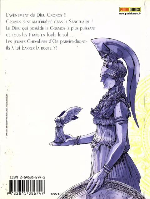 Verso de l'album Saint Seiya Épisode G 8