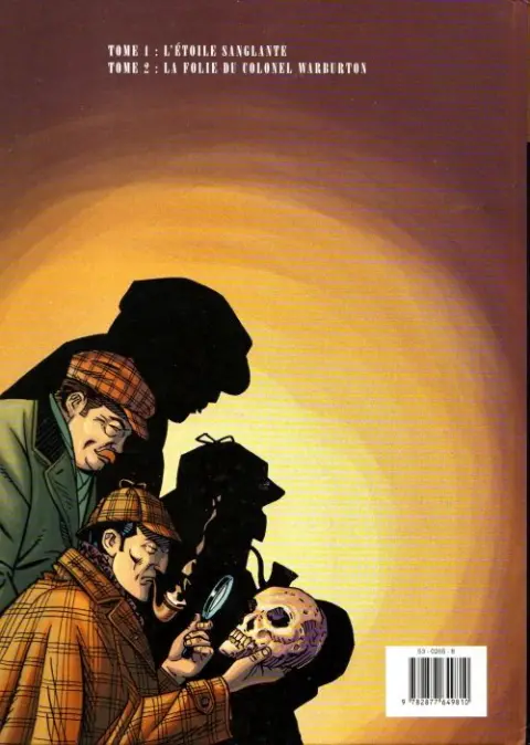 Verso de l'album Sherlock Holmes Tome 2 La folie du colonel Warburton