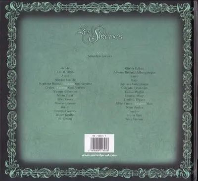Verso de l'album Les Sirènes