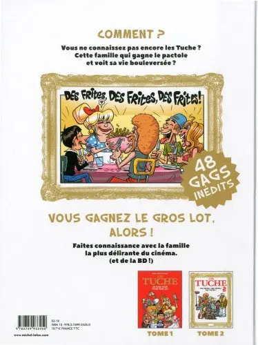 Verso de l'album Les Tuche Tome 2 Des frites ! Des frites ! Des frites !
