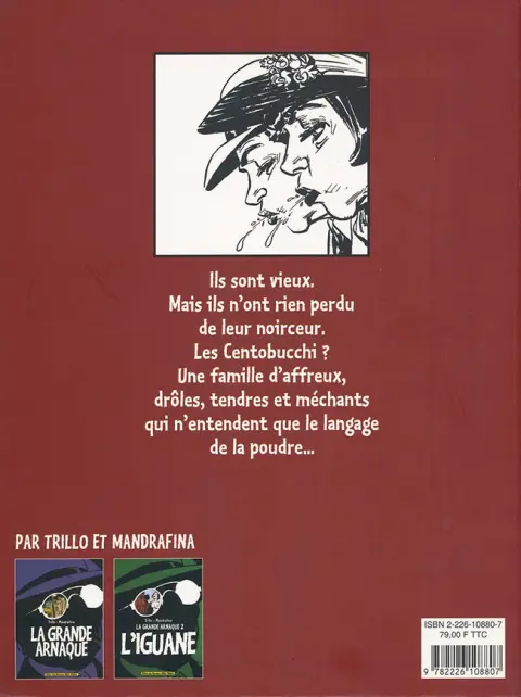 Verso de l'album Vieilles canailles Tome 1 Esprit de famille