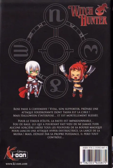 Verso de l'album Witch Hunter 8