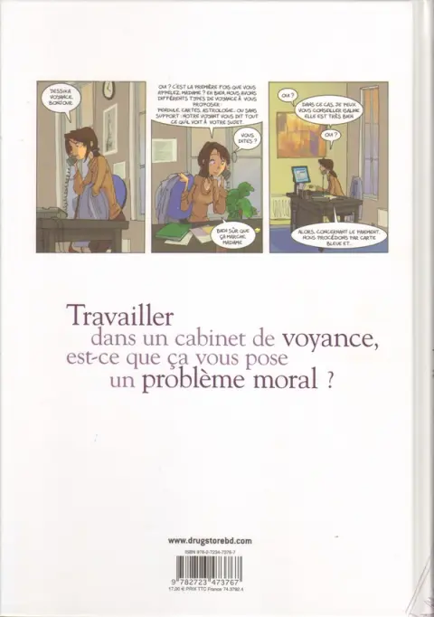 Verso de l'album Yessika, voyance, amour, travail, argent...