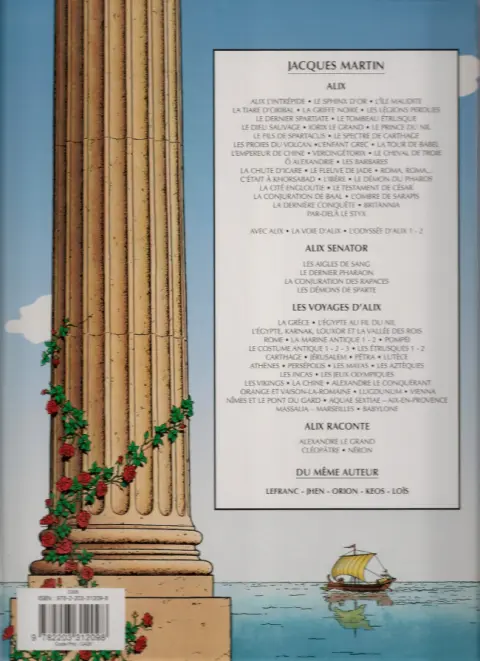 Verso de l'album Alix Tome 10 Iorix le grand