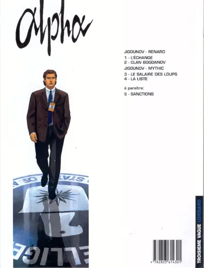 Verso de l'album Alpha Tome 3 Le salaire des loups