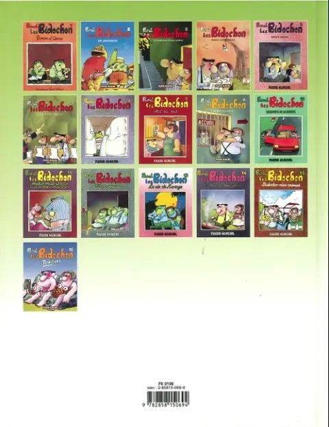 Verso de l'album Les Bidochon Tome 6 Les Bidochon en voyage organisé