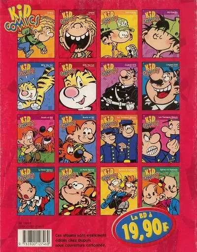 Verso de l'album Billy the Cat Tome 4 Saucisse le Terrible