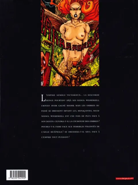 Verso de l'album Chroniques de la Lune Noire Tome 6 La Couronne des Ombres