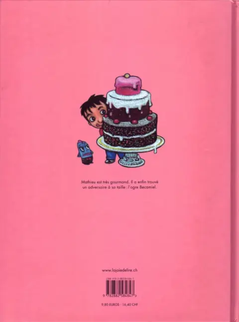 Verso de l'album Le Dessert