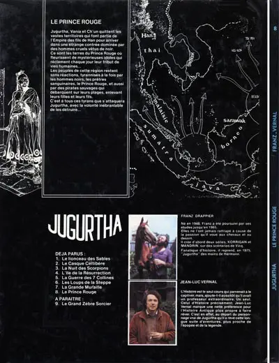 Verso de l'album Jugurtha Tome 8 Le Prince rouge