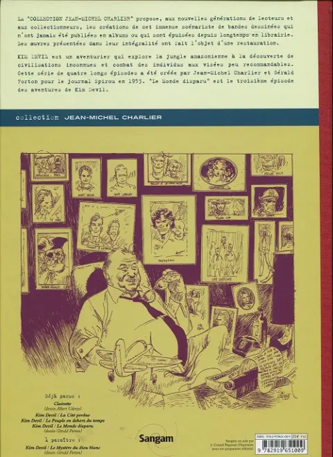 Verso de l'album Kim Devil Tome 3 Le monde disparu