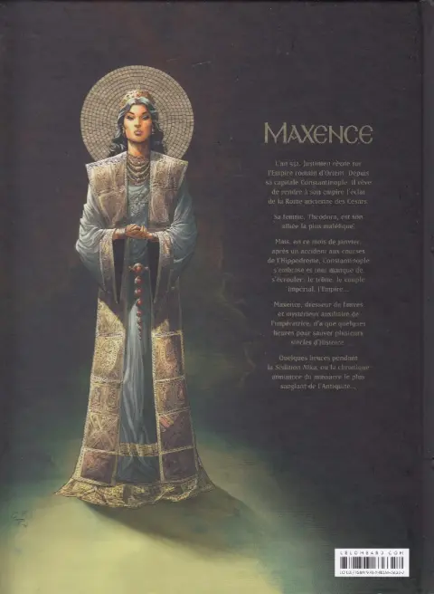 Verso de l'album Maxence Livre 1 La sédition Nika