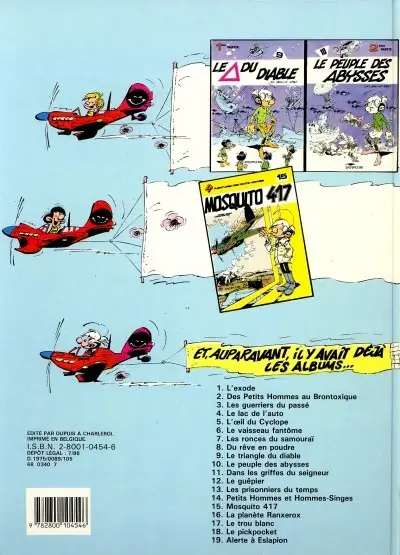 Verso de l'album Les Petits hommes Tome 4 Le lac de l'Auto