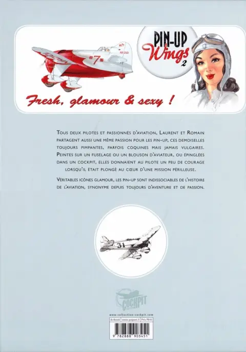 Verso de l'album Pin-Up Wings 2