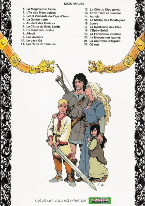 Verso de l'album Thorgal Tome 7 L'enfant des étoiles