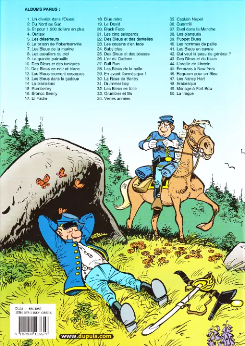 Verso de l'album Les Tuniques Bleues Tome 5 Les déserteurs