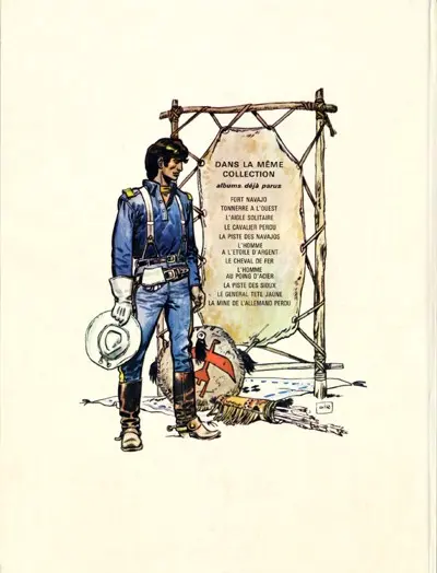 Verso de l'album Blueberry Tome 11 La mine de l'Allemand perdu