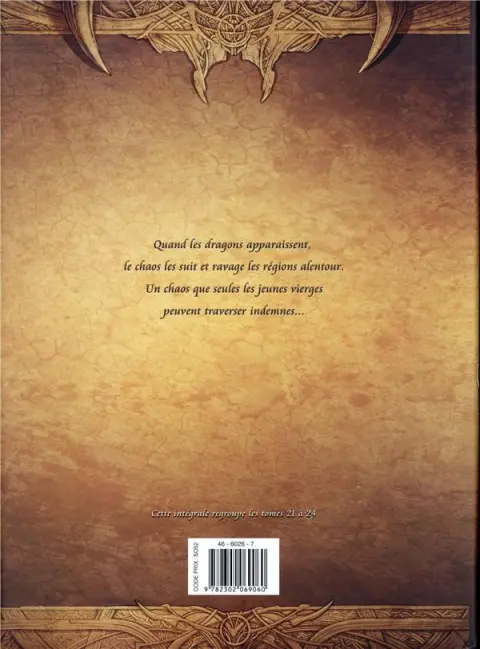 Verso de l'album La Geste des Chevaliers Dragons Intégrale 6