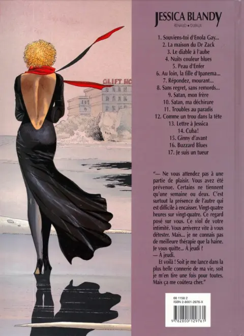 Verso de l'album Jessica Blandy Tome 17 Je suis un tueur