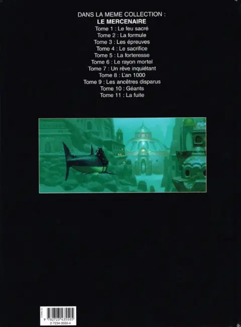 Verso de l'album Le Mercenaire Tome 11 La fuite