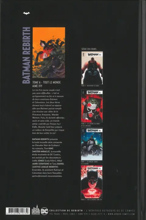 Verso de l'album Batman Rebirth Tome 6 Tout le monde aime Ivy