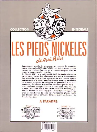 Verso de l'album Les Pieds Nickelés Tome 11