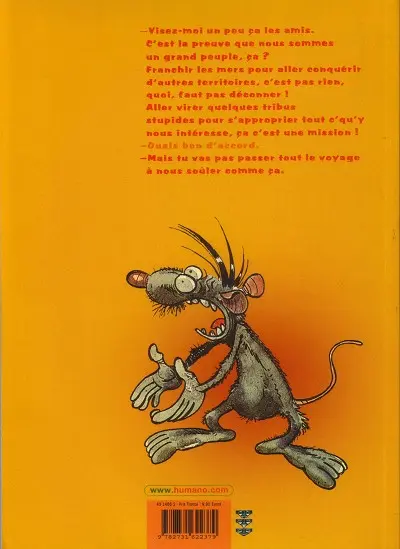 Verso de l'album Rat's Volume 3
