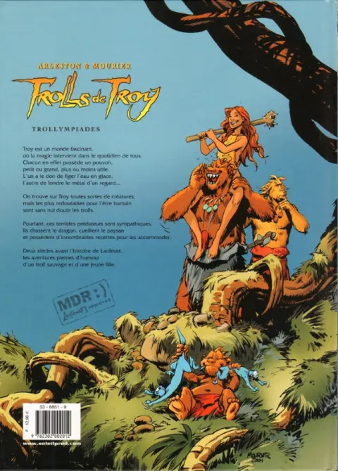 Verso de l'album Trolls de Troy Tome 11 Trollympiades