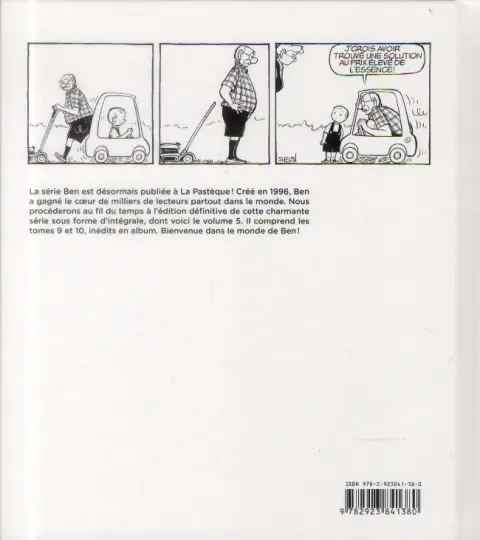 Verso de l'album Ben Intégrale - Volume 5