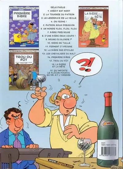 Verso de l'album Du côté de chez Poje Tome 17 Qu'importe le flocon pourvu qu'on ait l'ivresse