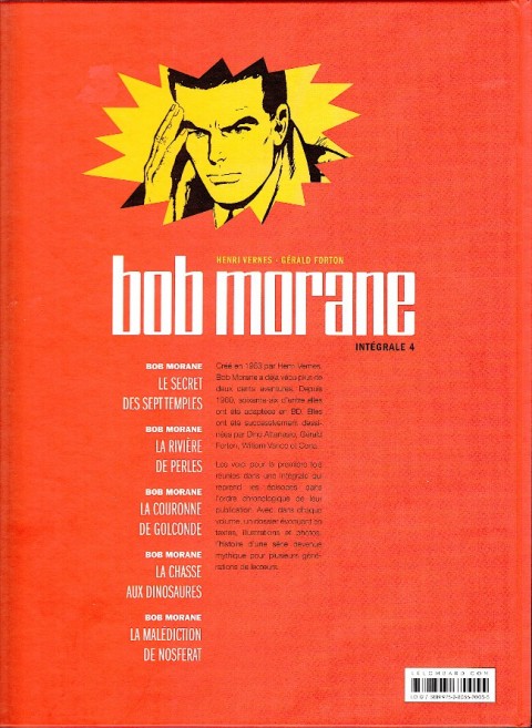 Verso de l'album Bob Morane Intégrale 4